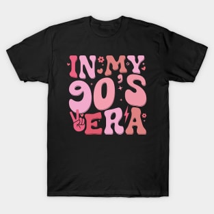 In My Nineties Era 90th Birthday Funny In My 90's Era T-Shirt